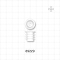 Self-Sealing Press-In Bottle Adapter, Pierced Septum - 20 mm - 89229