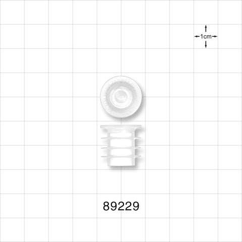 Self-Sealing Press-In Bottle Adapter, Pierced Septum - 20 mm - 89229
