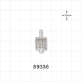 Male Luer w/Spin Lock, Barbed, Clear - Fits 3/32 inch ID Tubing (0.094 inch, 2.38 mm) - 89336