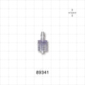 Male Luer w/Spin Lock, Barbed, Clear - Fits 1/8 inch ID Tubing (0.125 inch, 3.18 mm) - 89341