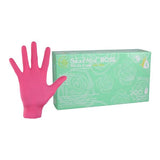HARPS, Inc. -Starmed Nitrile Exam Gloves Small Rose Non-Sterile Not Chemo Approved, 10 BX/CA SMNR202
