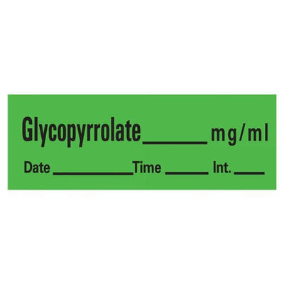 Precision Dynamics Corp. Labels Glycopyrrolate RL RL - AN-9