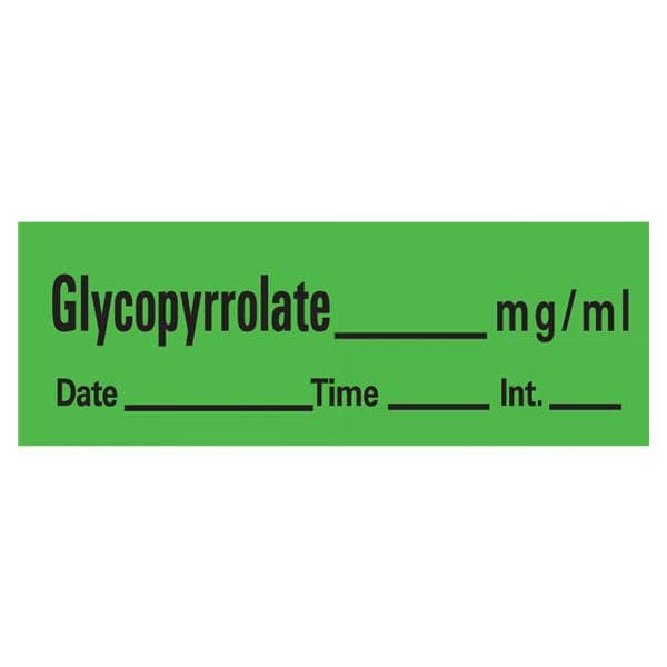 Precision Dynamics Corp. Labels Glycopyrrolate RL RL - AN-9