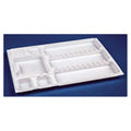 Henry Schein Inc. -HSI Tray Inserts Standard 11 1/4 in x 7 1/4 in x 9/16 in White Disposable 50/Package, 8 PK/CA 9000937