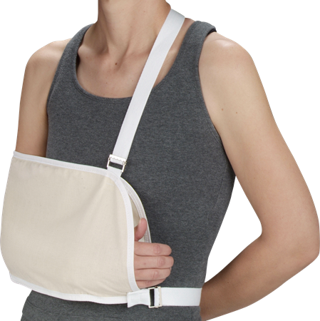 DEROYAL MUSLIN SHOULDER IMMOBILIZER WITH WAIST STRAP (PACKAGING - EACH)