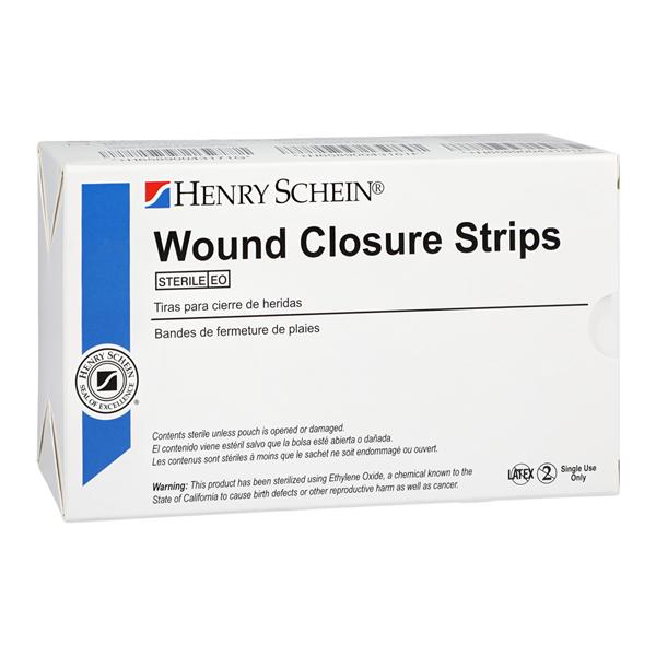 Henry Schein Inc. Wound Closure Strip 1/4x3" Opaque 150/Bx, 4 BX/CA - 9004315