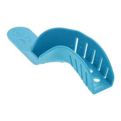 Henry Schein Inc. -HSI Quadrant Impression Tray Plastic Upper Right / Lower Left 8 Blue Perforated Disposable 12/Package, 40 PK/CA FPSCHEIN-113