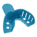 Henry Schein Inc. -HSI Double Arch Impression Tray Plastic Lower Anterior 10 Blue Perforated Disposable 12/Package, 40 PK/CA FPSCHEIN-115