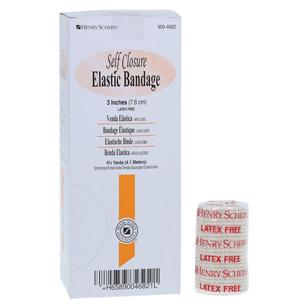 Henry Schein Inc. -Stretch Bandage Elastic 3"x4.5yd Tan Non-Sterile 10/Box, 5 BX/CA 9004682