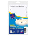 Avery Consumer Products Inkjet/Laser File Folder Labels 5/8 in x 3.5 in White 252/Pack 252/Package - 112391