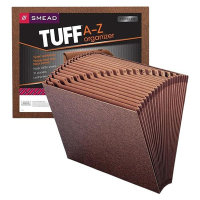 Smead Manufacturing Co Expanding File 21 Pockets A-Z Letter Size Brown 1/Package - 211193