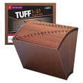 Smead Manufacturing Co Expanding File 31 Pockets 1-31 Letter Size Brown 1/Package - 211201