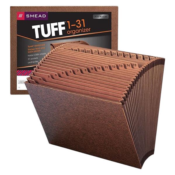 Smead Manufacturing Co Expanding File 31 Pockets 1-31 Letter Size Brown 1/Package - 211201