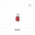 Male Luer w/Red Spin Lock, Tubing Port, Clear - 0.252 inch - 0.24 inch ID (6.40 mm - 6.1 mm) - 90234