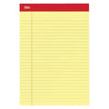 Office Depot Business Services Perforated Writing Pad 8.5 in x 11.75 in Canary 12/Package - 305706