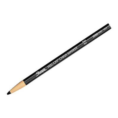 Sanford Ink Corporation Sharpie Peel-Off China Markers Black 12/Box 12/Package - 335521