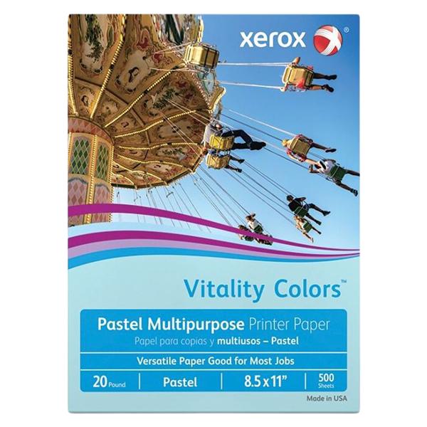 Xerox Blue Xerox Color Paper 8.5 in x 11 in 20 Lb Blue 500/Package - 345637