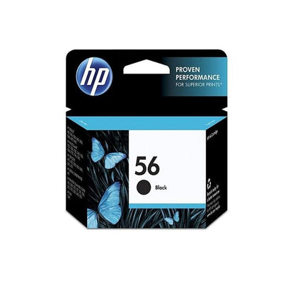Hewlett Packard Equipment HP 56 Black Original Ink Cartridge (C6656AN) 1/Package - 419672