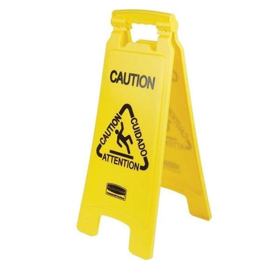 Rubbermaid Rubbermaid Multilingual Wet Floor Sign 1/Package - 499012