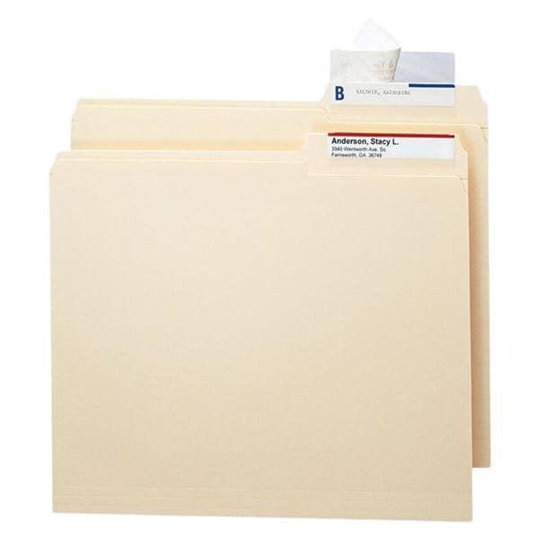 Smead Manufacturing Co Clear Perm Label & Tab Protector 3.5 in x 1 11/16 in 100/Box 100/Bag - 944223