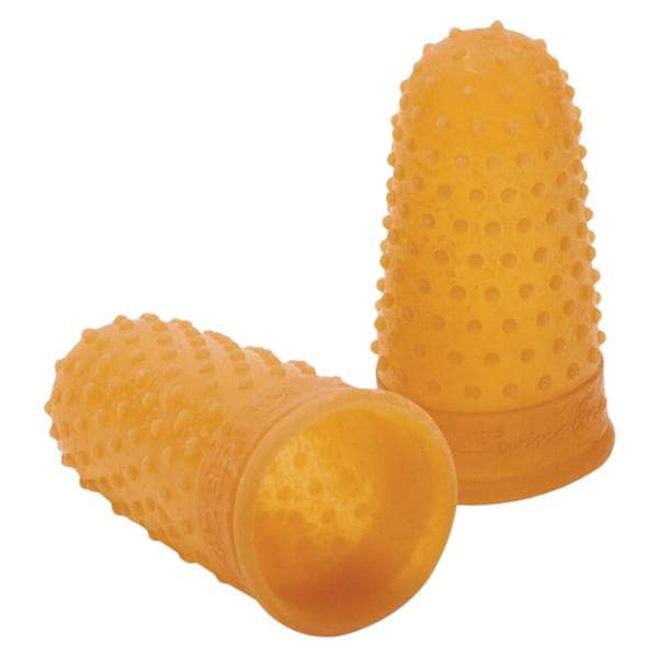 Swingline Swingline Rubber Fingertips #13 3/4 in Dia Amber 12/Box 12/Package - 964494