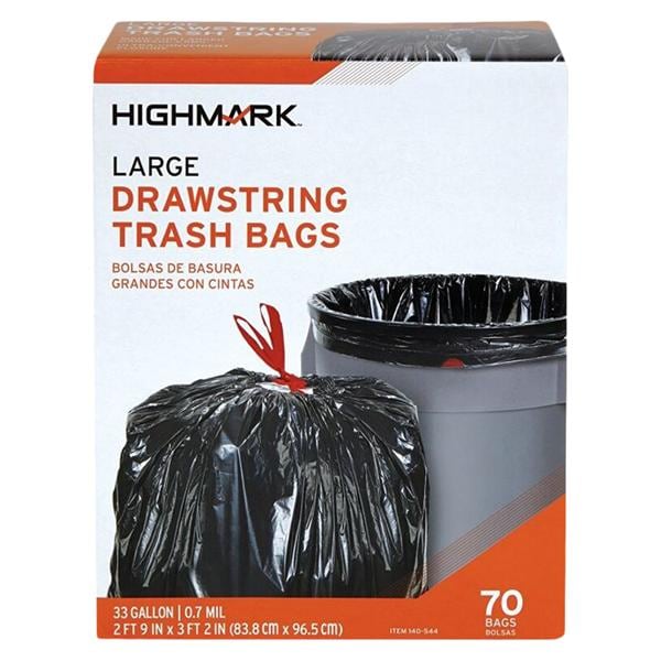 Office Depot Business Services Highmark Trash Bags 33 Gallons 70/Package - 140544