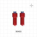 Needleless Swabbable 1 Way Sampling Valve, Female Luer Lock, Male Luer Lock -  - 90403