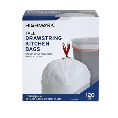 Office Depot Business Services Highmark Trash Bags 13 Gallons 120/Package - 848808