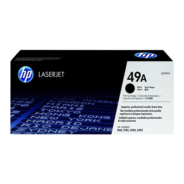 Hewlett Packard Co. HP 49A Black Original Toner Cartridge (Q5949A) Each - 776184