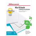 Office Depot Business Services Clean Seal Catalog Envelopes 10 in x 13 in White 125/Package - 590660