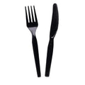 Bunzl Distribution U.S.A. Dixie Polystyrene Knives Black 1000/Package - 647485