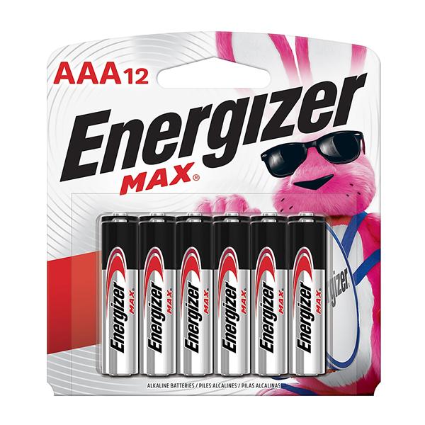 Energizer Battery Mfrng. Energizer Max Alkaline AAA Batteries 12/Pack 12/Package - 751419