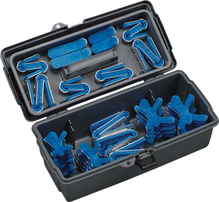 DEROYAL PADDED FINGER SPLINT ASSORTMENT KIT COMPLETE 1 KIT (PACKAGING - EACH)