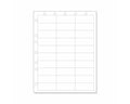 PDC Datamate® Chart Labels Paper Portrait with Holes 2 1/2"x1" White - 4 Pks of 250 Sheets per Case | 9101X-00-PDR
