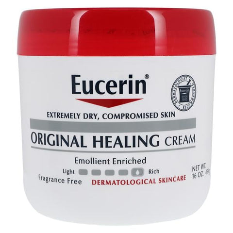 Beiersdorf Inc Eucerin Original Repair Cream 16oz FrgrncFr Non-Comedogenic, Hlng Sthng Skn 1Lb, 12 EA/CASE - 072140000219