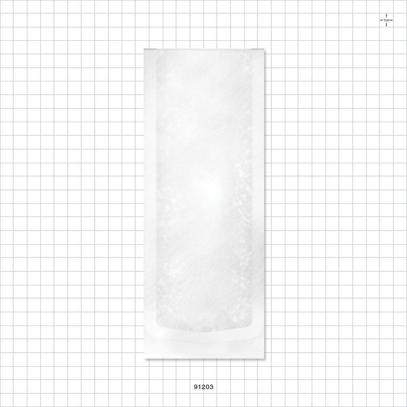 Sterilization Pouch, Chevron Style, Heat Sealable - Outside Dimensions: 3.5 inch x 9 inch (89 mm x 229 mm) - 91203