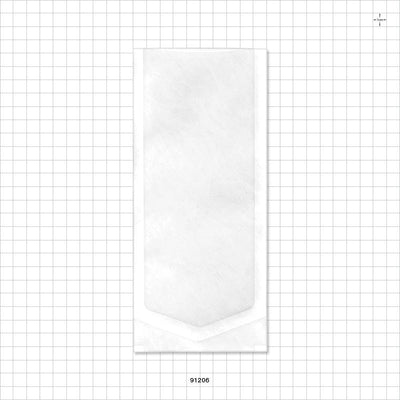 Sterilization Pouch, Chevron Style, Heat Sealable - Outside Dimensions: 4 inch x 9 inch (102 mm x 229 mm) - 91206