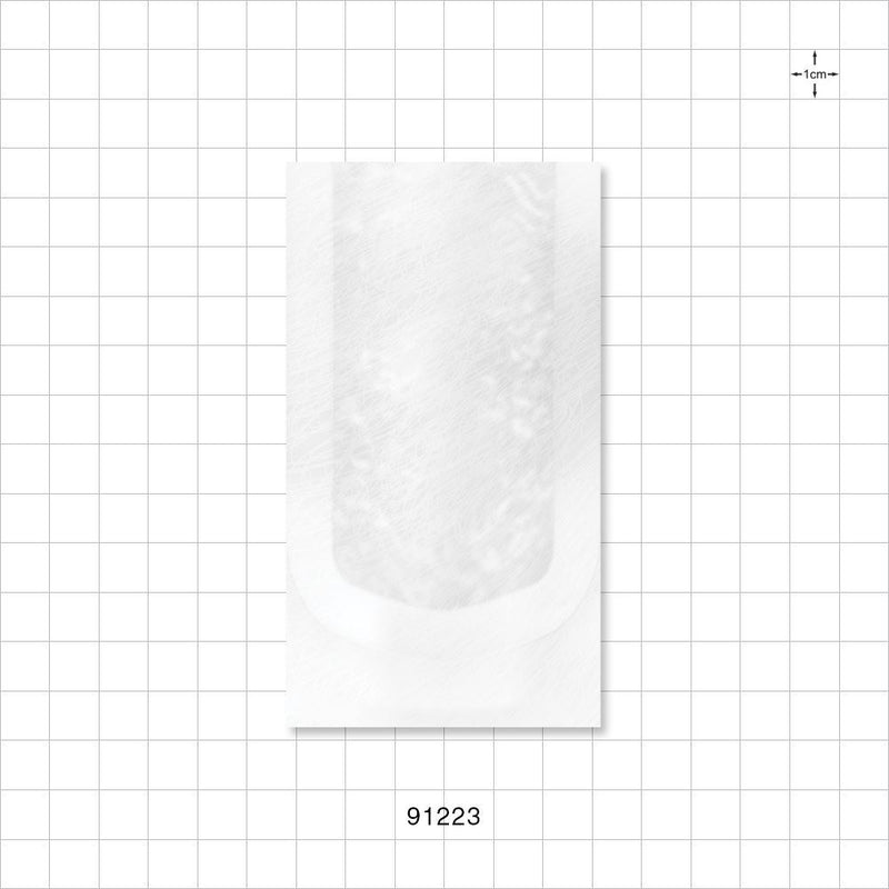 Sterilization Pouch, Peelable Style, Heat Sealable - Outside Dimensions: 2.5 inch x 4.5 inch (63.5 mm x 114 mm) - 91223
