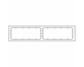 PDC Datamate® Thermal Wristband Thermal 2 1/4x7/8 Adult/Pediatric White - 1000 per Box | 9132-00-PDR