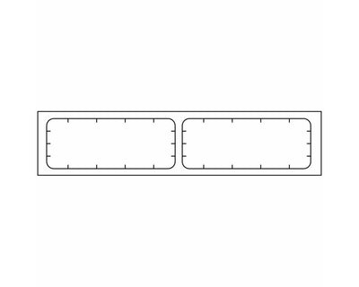 PDC Datamate® Thermal Wristband Thermal 2 1/4x7/8 Adult/Pediatric White - 1000 per Box | 9132-00-PDR