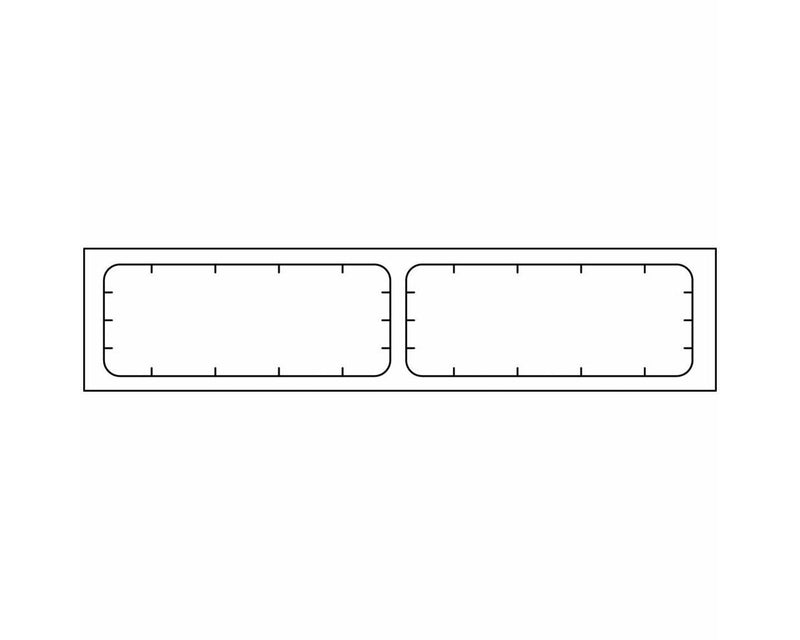 PDC Datamate® Thermal Wristband Thermal 2 1/4x7/8 Adult/Pediatric White - 1000 per Box | 9132-00-PDR
