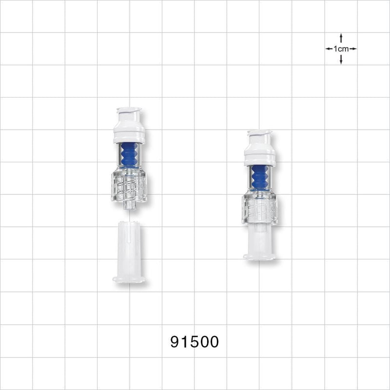 SmartSite™ Needle-Free Valve, Female Luer Lock, Male Luer Lock with Dust Cover -  - 91500