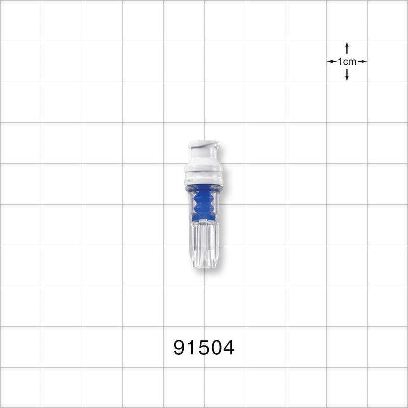 SmartSite™ Needle-Free Valve, Female Luer Lock - 0.142 inch - 0.134 inch ID (3.61 mm - 3.4 mm) - 91504
