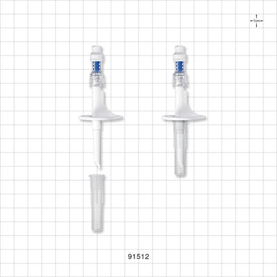 SmartSite™ Needle-Free Valve, Female Luer Lock, Bag Spike with Vented Cap -  - 91512