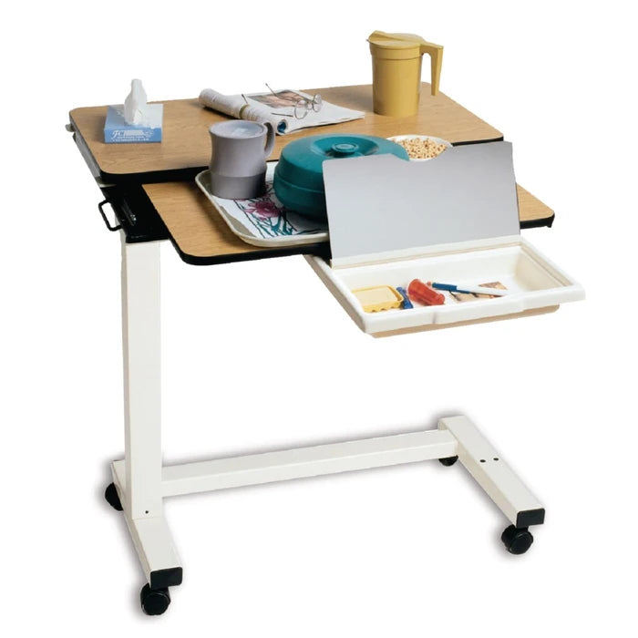 Executive Split-Top Overbed Table