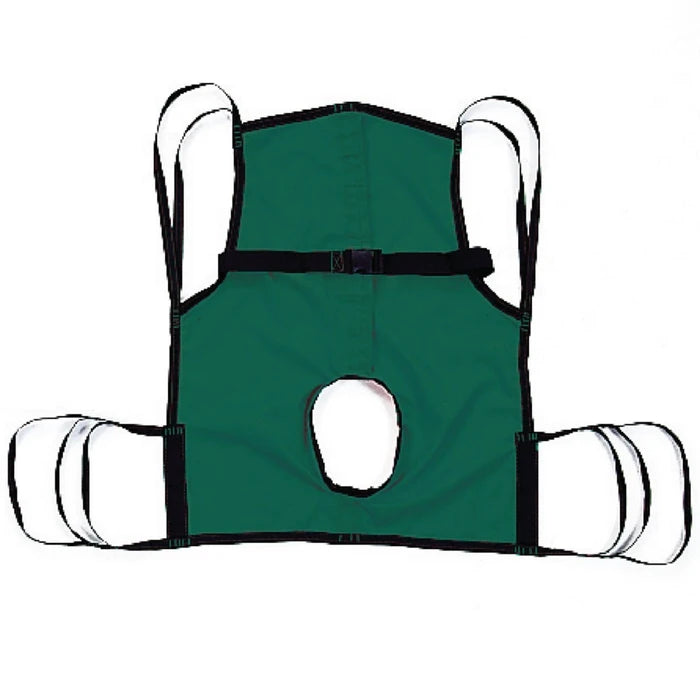 One-Piece Commode Sling with Positioning Strap