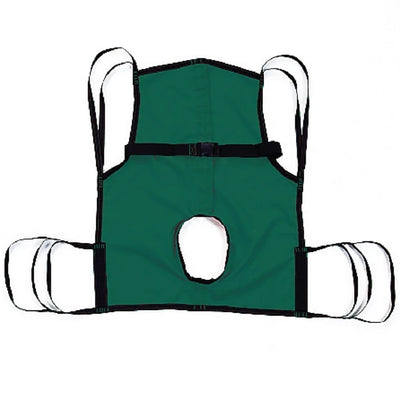 One-Piece Commode Sling with Positioning Strap