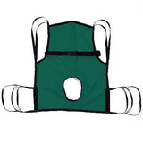 One-Piece Commode Sling with Positioning Strap