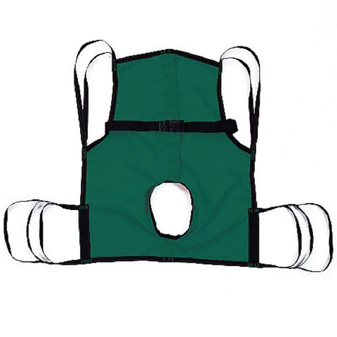One-Piece Commode Sling with Positioning Strap