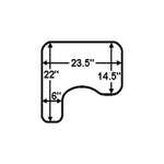 Padded Three-Quarter Flip-Away Trap